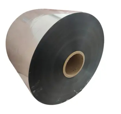 Серебряная алюминированная металлизированная пленка ПЭТ для упаковки пищевых продуктов толщина 20 мик