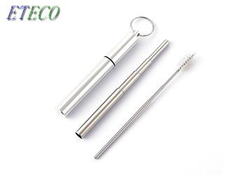 Rainbow Color Food Grade Stainless Steel Straws Environmentally Friendly