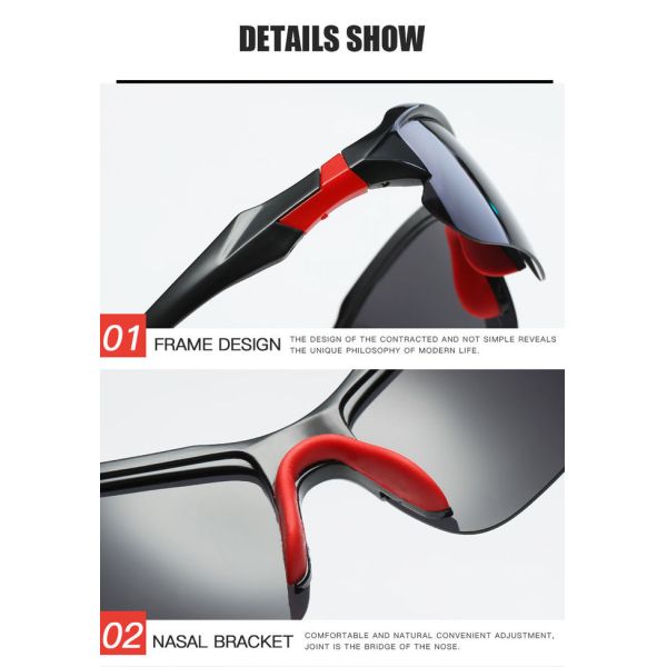 BSCI Polarized Cycling Sunglasses Driving Sports Road Cycling Glasses