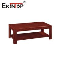 Petite table à thé chinoise réception table à thé canapé assorti table à thé en placage de bois massif