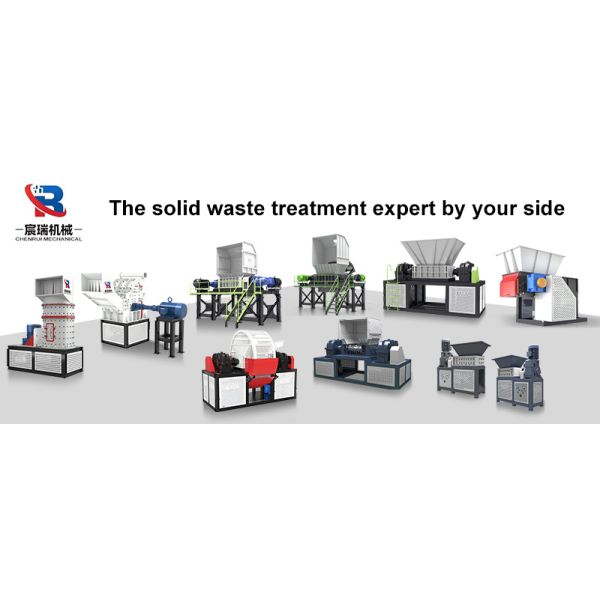 Dual Shaft Rubber Tire Shredder Machine for Waste Tyre Recycling
