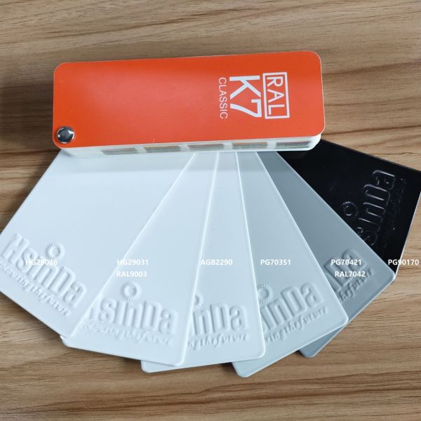 8 year durable RAL7035 Light Grey Glossy Epoxy Polyester Powder Paint Coating Spray for Indoor Household Appliances