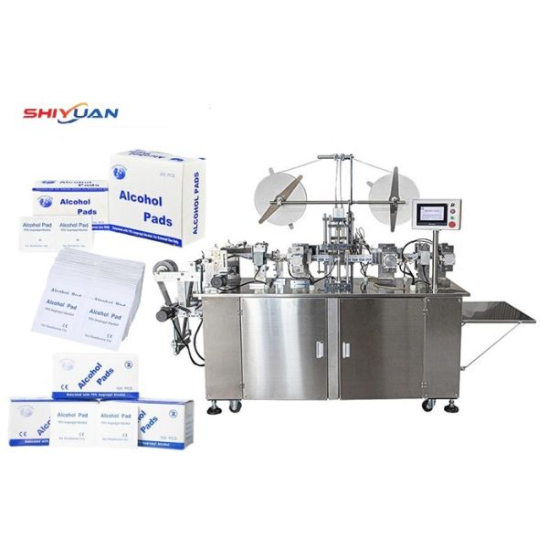 Automatic Medical Alcohol Pad Making Machine 60*30mm 60*60mm