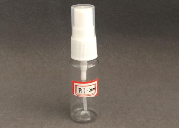 Transparent 20ml Pet Spray Bottle With Steam Spray Nozzle
