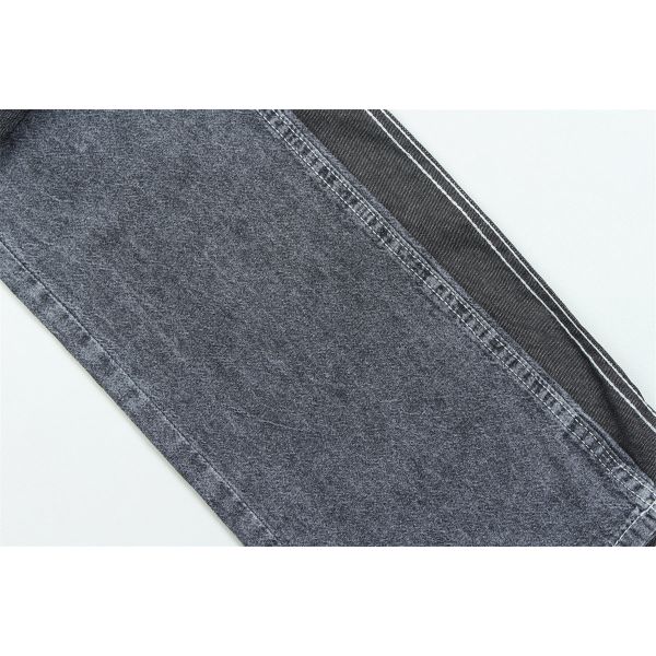 100% Pure Cotton Silk-like Black Lightweight Denim Fabric