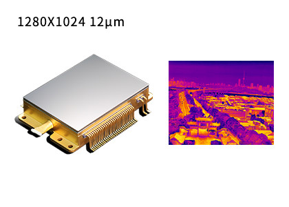 1280x1024 Resolution 12μm Pixel Pitch High Sensitivity Uncooled FPA Detector for Thermal Imaging