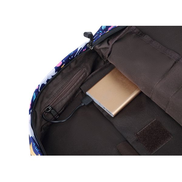 Thicken Shoulder Strap 15 Inch Laptop Polyester School Bag