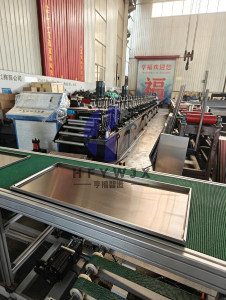 PLC Intelligent Shelf Panel Roll Forming Machine  For Industrial Storage Solutions