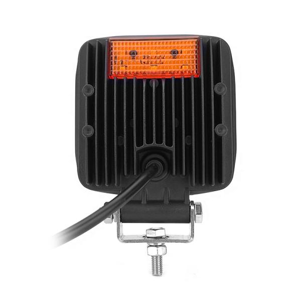 24W LED Flood Beam Off-road Vehicle Working Light with Turn Signal IP67 Waterproof and Support USD Payments