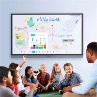 75 Inch 4K HD Interactive Smart Board Touch Screen Digital Boards Teaching Aids Dual System Android Win11 for School/Office
