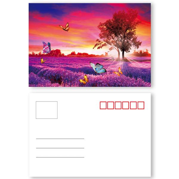Custom Horror 12 x 17cm 3d Lenticular Images Happy Halloween Card For Holiday Celebration
