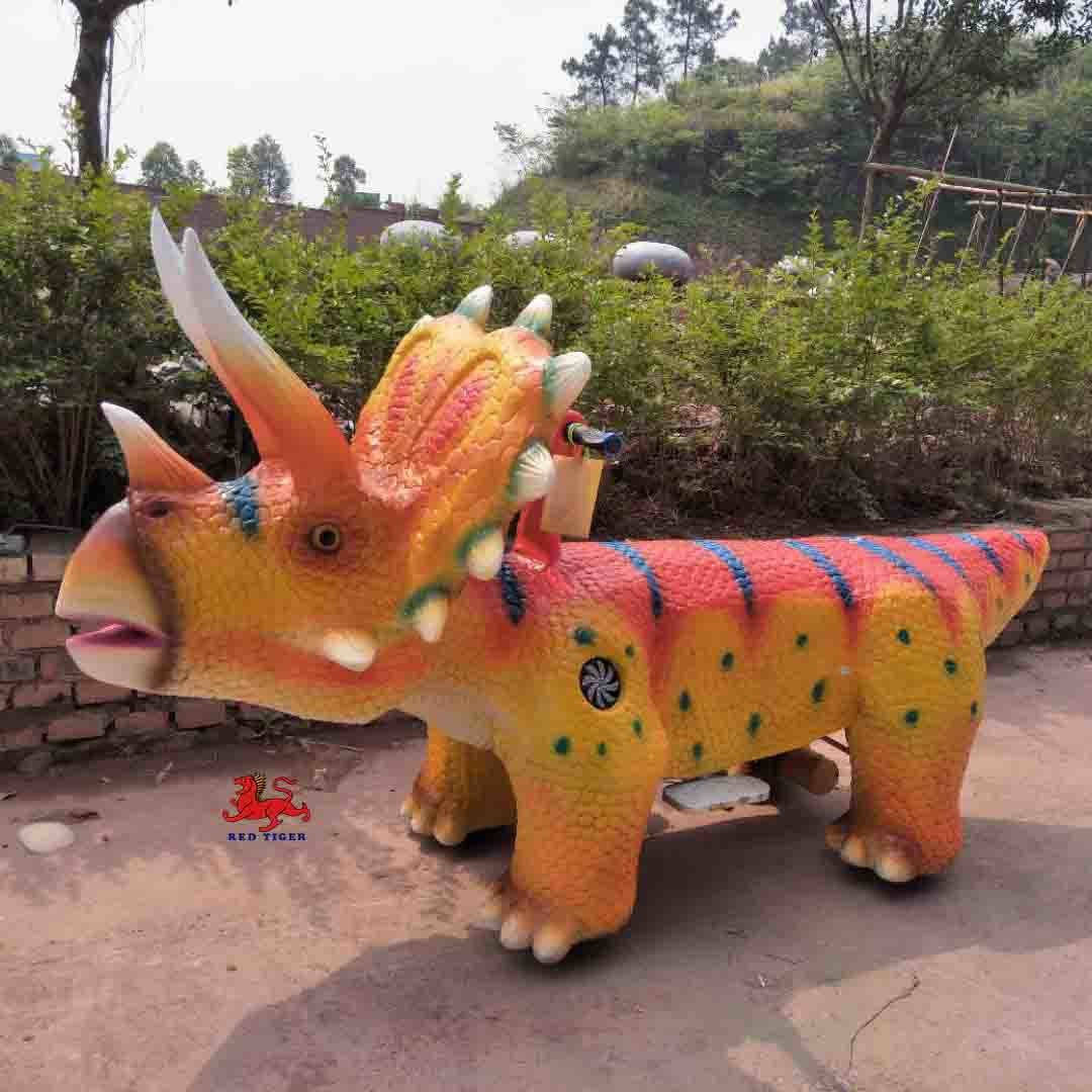 Открытый Animatronic Dinosaur Ride Remote Control для парков динозавров