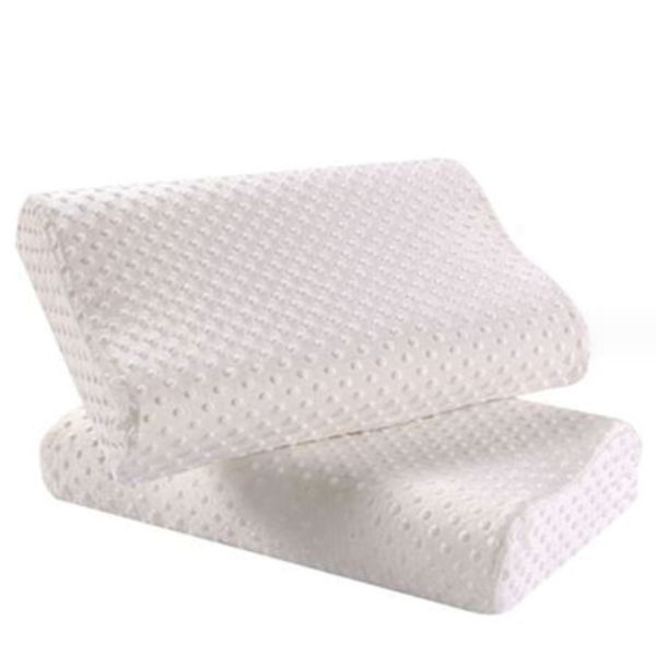 Slow Rebound Bubble Cervical Memory Pillow for Hotel 50*30*10CM and Neck Pain Relief