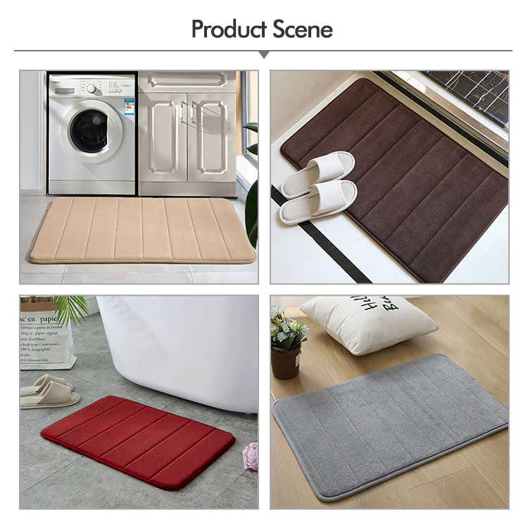 См циновки 50x80 Bathroom пены памяти полиэстера не смещает