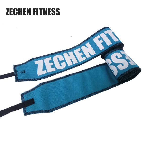 7.3cm Cotton Weight Lifting Straps 90cm Heavy Duty Wrist Wraps For Front Squats
