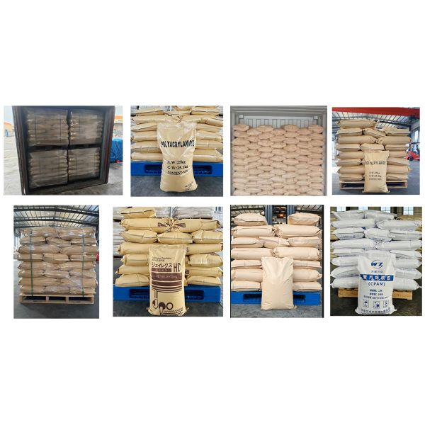 Brewery Effluent Sludge Treatment Polymer Flocculant Cationic Polyacrylamide With 50-60% Charge Degree