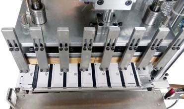 Magnetic Stripe Machine For Positioning And Bonding Magnetic Strip To Plastic Sheet