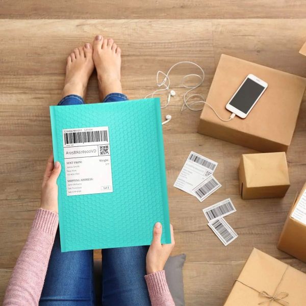 GDCX Poly Bubble Mailers Logo Custom Mailer Bag Bubble Transparent USA Poly Bubble Mailer Envelopes