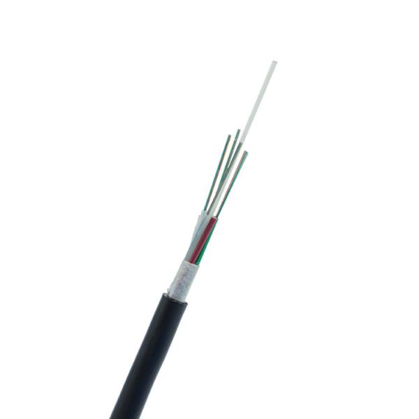Non metal Loose Tube FRP Central Strength Member GYFTY Fiber Cable 72 Core