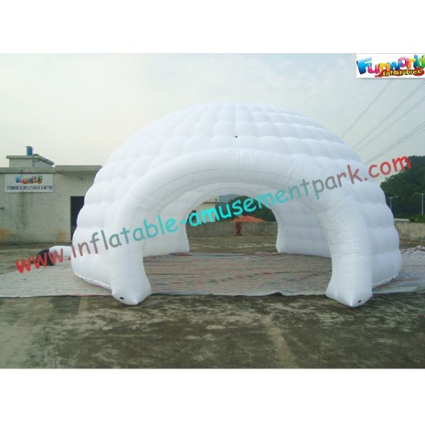 PVC Coated Nylon Inflatable Party Tent Customzied Dome For Exhibition