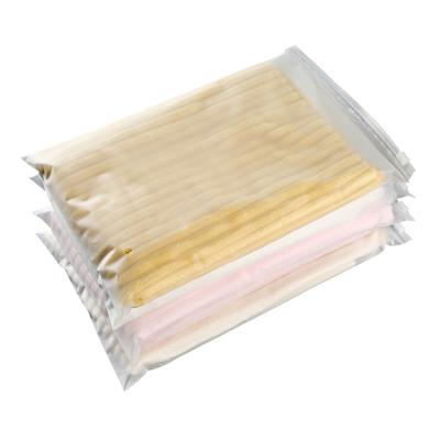 LDPE CPE/EVA/PVC Eco-friendly Zip Lock Clothing Plastic Zipper Bag com Furo de Ventilação