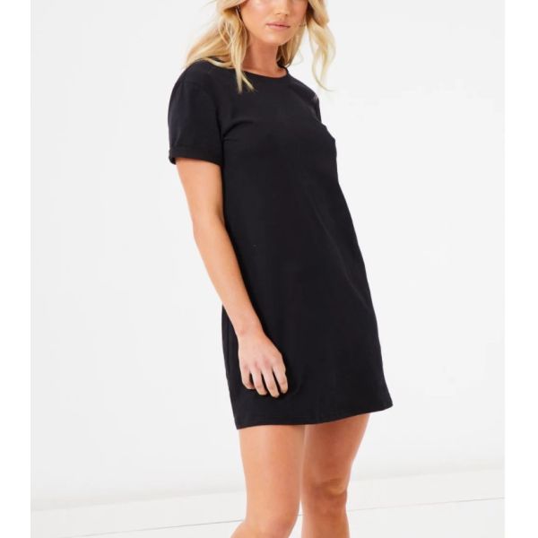 Платье футболки оптового рукава краткости пригонки шеи экипажа тонкого простое пустое