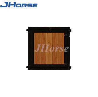 Janela de celeiro de cavalo revestida com pó de bambu 1mx1m