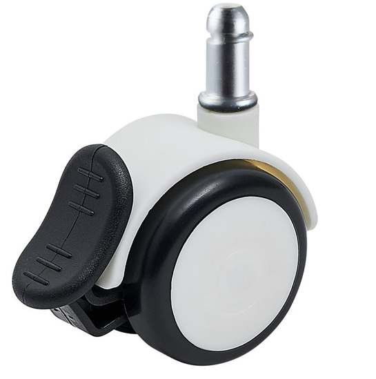 Lockable Swivel Plastic Caster Wheels with Ball Bearing for Furniture and Office Chairs