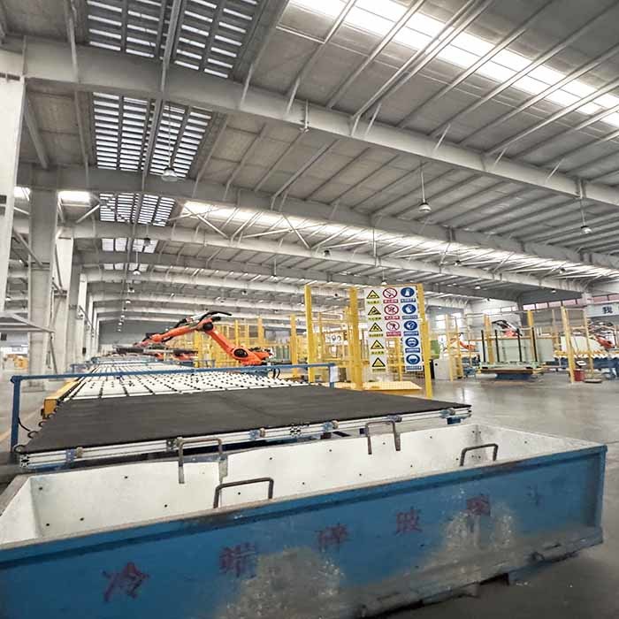 300 TPD Energy Saving Cross Fired Furnace with Refractory Materials for Glass Melting