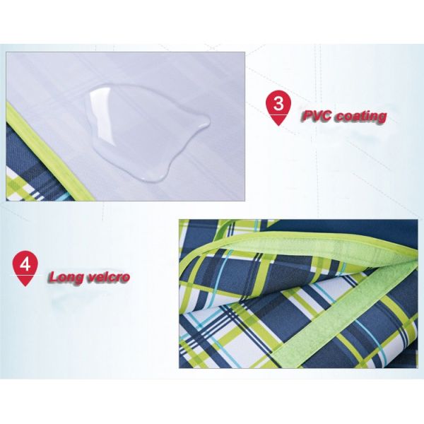 Folding Picnic Mat Camping Hiking Outdoor Portable Beach Blanket Thick Waterproof Lawn Cloth Camping Equipment Mat