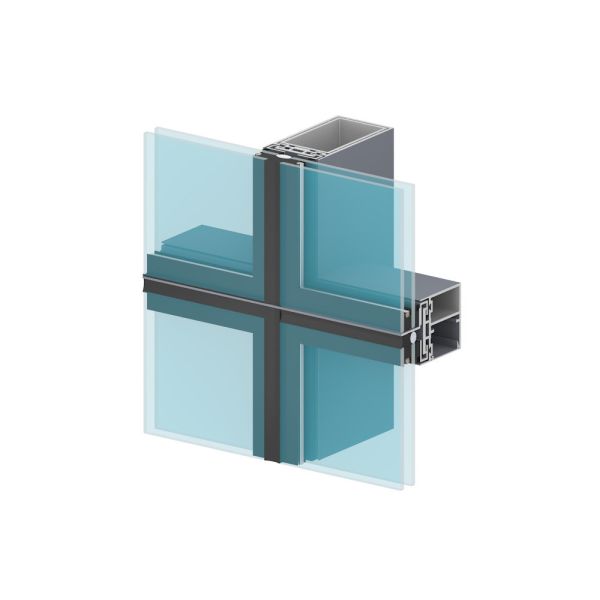 Покрытый порошком алюминиевый профиль алюминия КНК профиля ненесущей стены