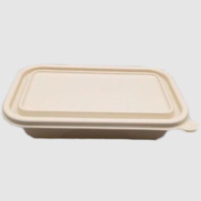 Heat Resistance Eco Friendly To Go Containers Disposable Rectangle Food Container OEM