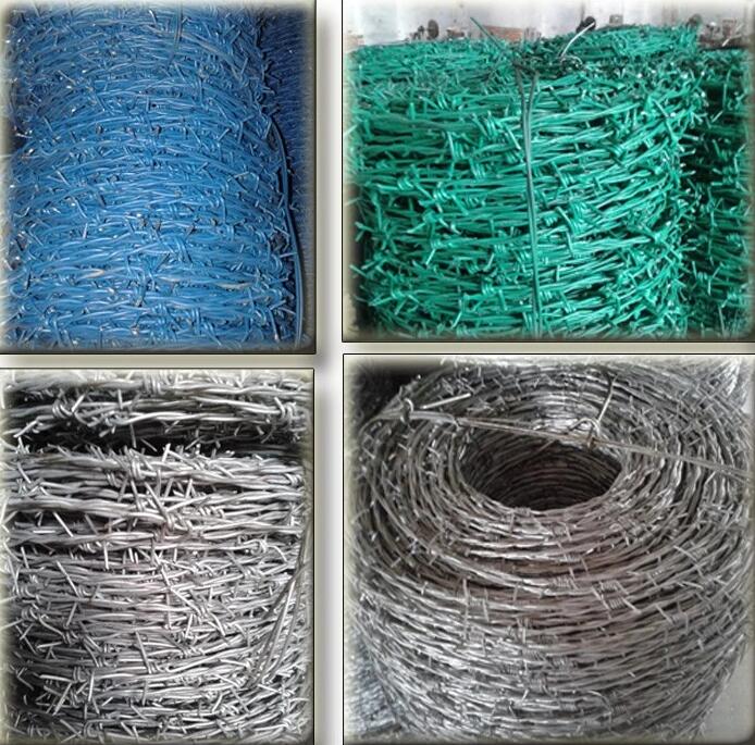 Диаметр провода 1.6мм-3.2мм длины 1.5км-3км колючки колючей проволоки нормального извива стальной