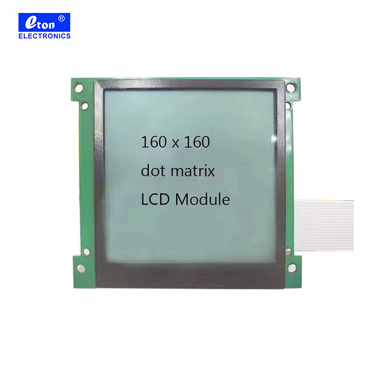 Hot sale 160160 lcd display black on white  COB 160x160 graphic dots matrix lcd module