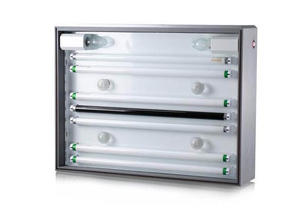 Caisson lumineux colorimétrique de textile de vêtement de tissu de Tilo P60 avec D65 TL84 CWF U30/TL83 F/A UV