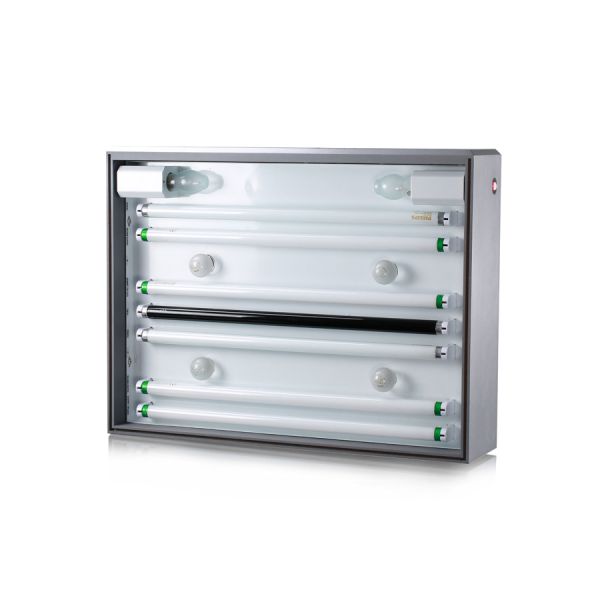 D65 TL84 UV F CWF TL83 Plastic N7 Grey Color Assessment Cabinet