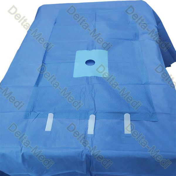 Quirúrgico disponible material de la extremidad superior de los PP SMS cubre con los tenedores del tubo