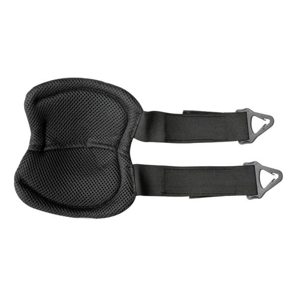 Thick Black Polyester Safety Protection Gear Durable Elbow and Knee Pads with 6 Holes