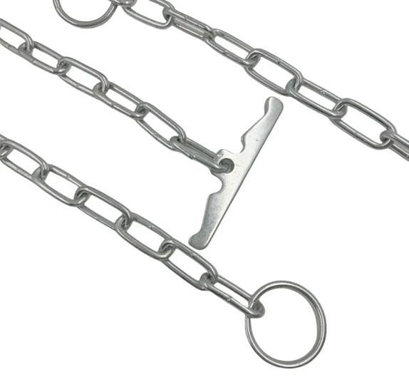 Chaînes standard de liaison pour bovins et bovines enduites de zinc de 6 mm et 8 mm avec certificat ISO CE