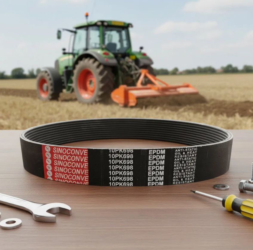 All Type Fan Ribbed V 6pk2050 Pj Pl pH Pm Pk Cx Belt Machine Part Pulley Rubber Timing Machine Driving Belt for Engine Parts
