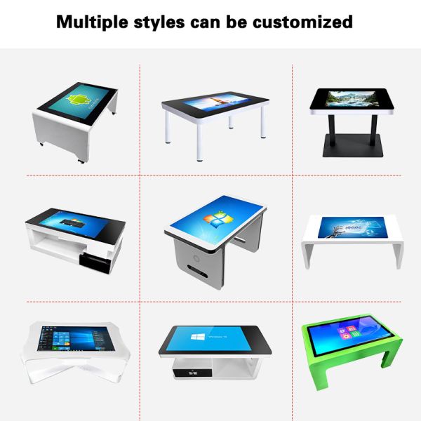 32/43/55-inch Waterproof Interactive Game Table Touchscreen Coffee Table