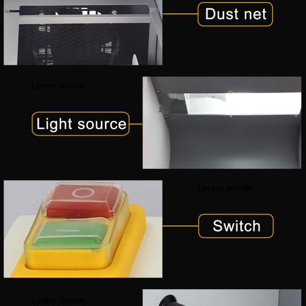 550W Single Head Bench Type Grinding Machine 2800rpm Machine Speed