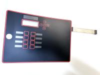 Polyester One Sealed Membrane Keypad 3M Adheisve For Application Controls