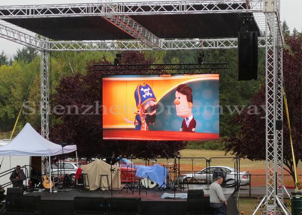 4mm Pixel Pitch Outdoor Advertising Led Screens Stage Background Waterproof Panel