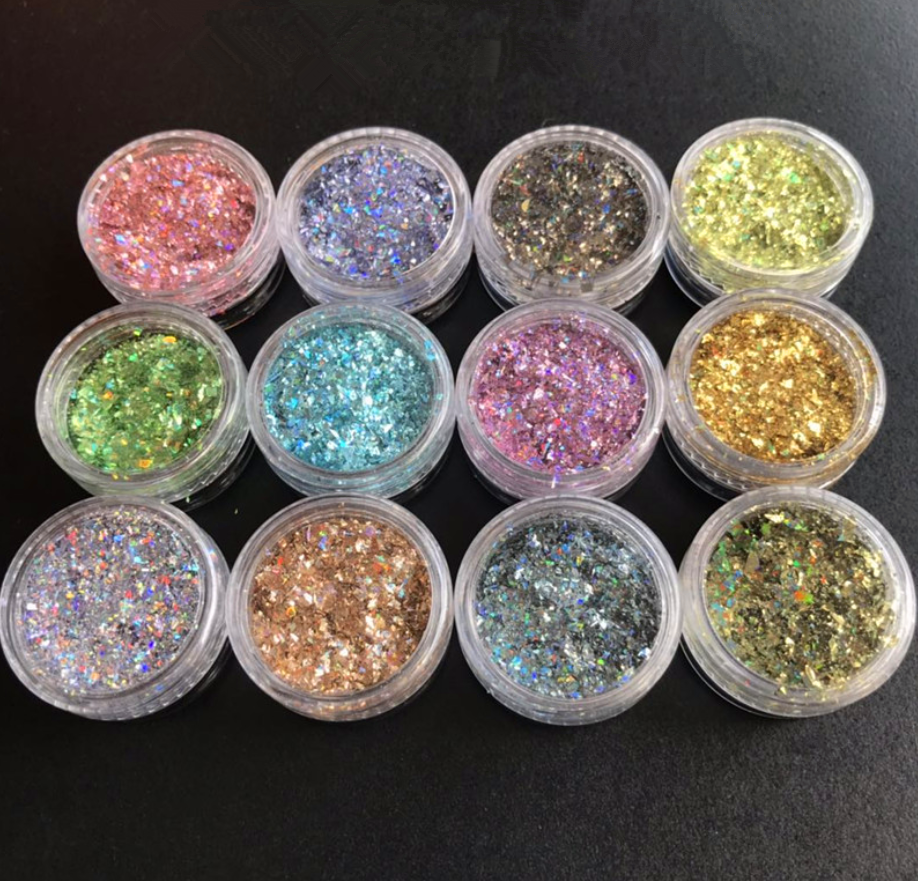 Christmas Cosmetics Glitter for Face Body Hair Nails 5G Net Weight OEM Custom Private Label Solvent Resistant Glitter