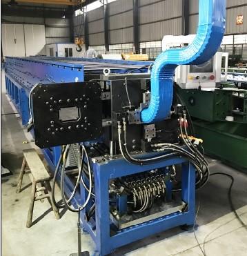 235Mpa Gutter Roll Forming Machine For Purlin Guard Seamless Gutter Roll Former Bending