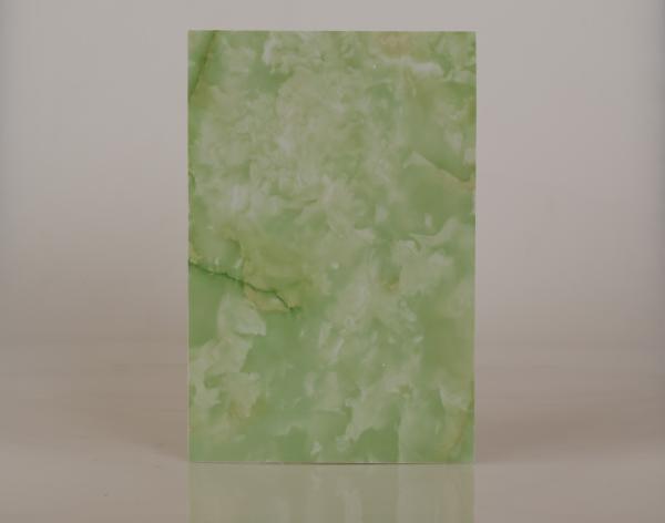 1220*2440mm Commercial Bathroom Wall Panels , Pvc Interior Wall Panels Green Color
