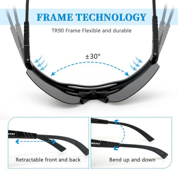 KOOTU Unisex Road Bike Cycling Sunglasses UV400 Anti Sunlight