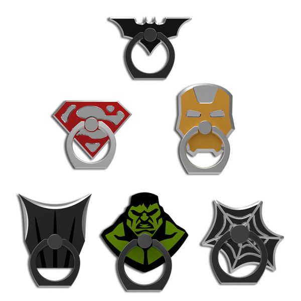 Marvel metal mobile phone ring holder creative ring buckle car 360 ° rotating metal buckle 11*136mm