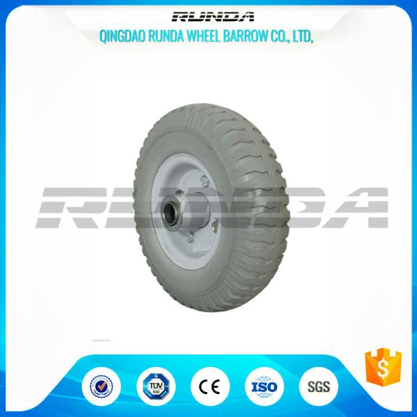 Roller Bearing Hand Dolly Wheels 70mm Hub Length Super Elasticity OEM Allowed